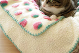 Strawberry Puff Blanket