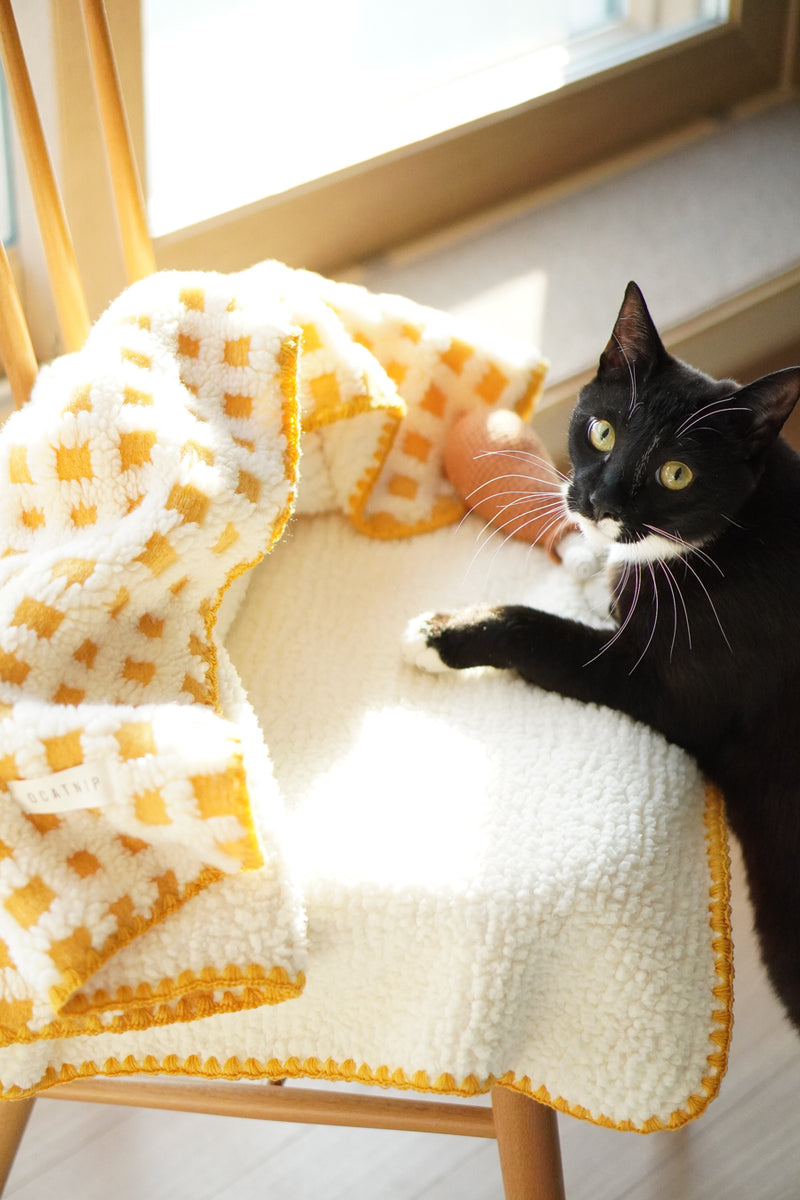 Waffle Puff Blanket