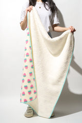 Strawberry Puff Blanket