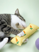 Yellow Carrot Catnip Kicker